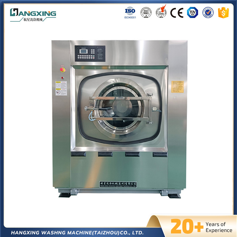 Machine de lavage et d'assèchement industrielles inclinées automatiques